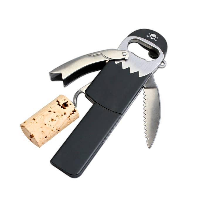 SUCK UK Ltd - USA - Wholesale Bottle/Wine Opener - Pirate Bottle Opener (Legless Corkscrew)