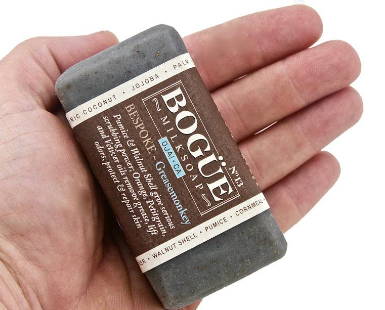 Bogue Milk Soap - Wholesale Bar Soap - No.13 BESPOKE "Greasemonkey" Blend Goat Milk Bar Soap 4.5oz4