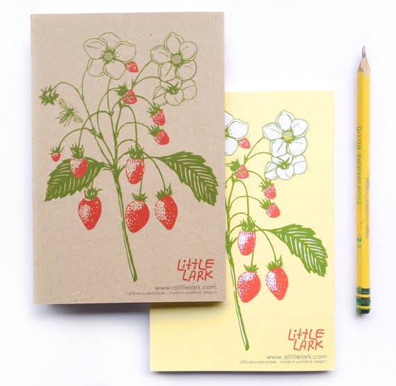Little Lark - Vente Journal intime - Journal de fraises2