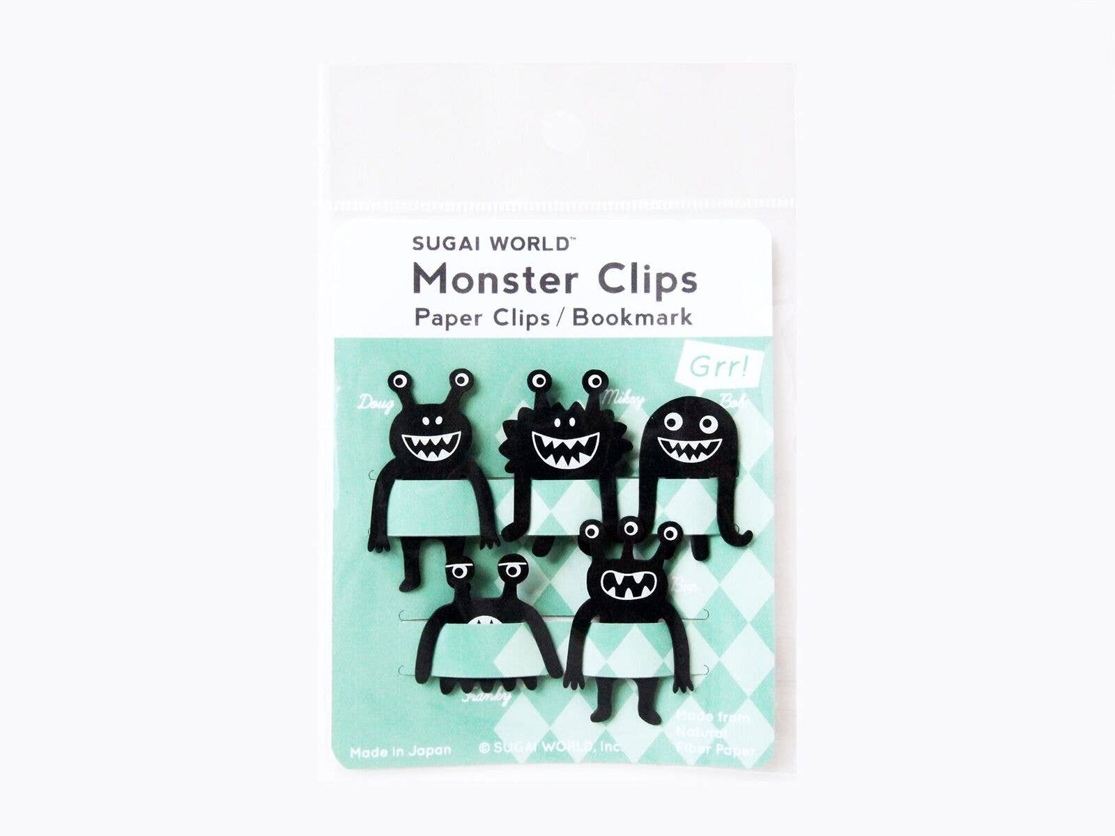 SUGAI WORLD - Wholesale Paperclip - Monster Clips - Black
