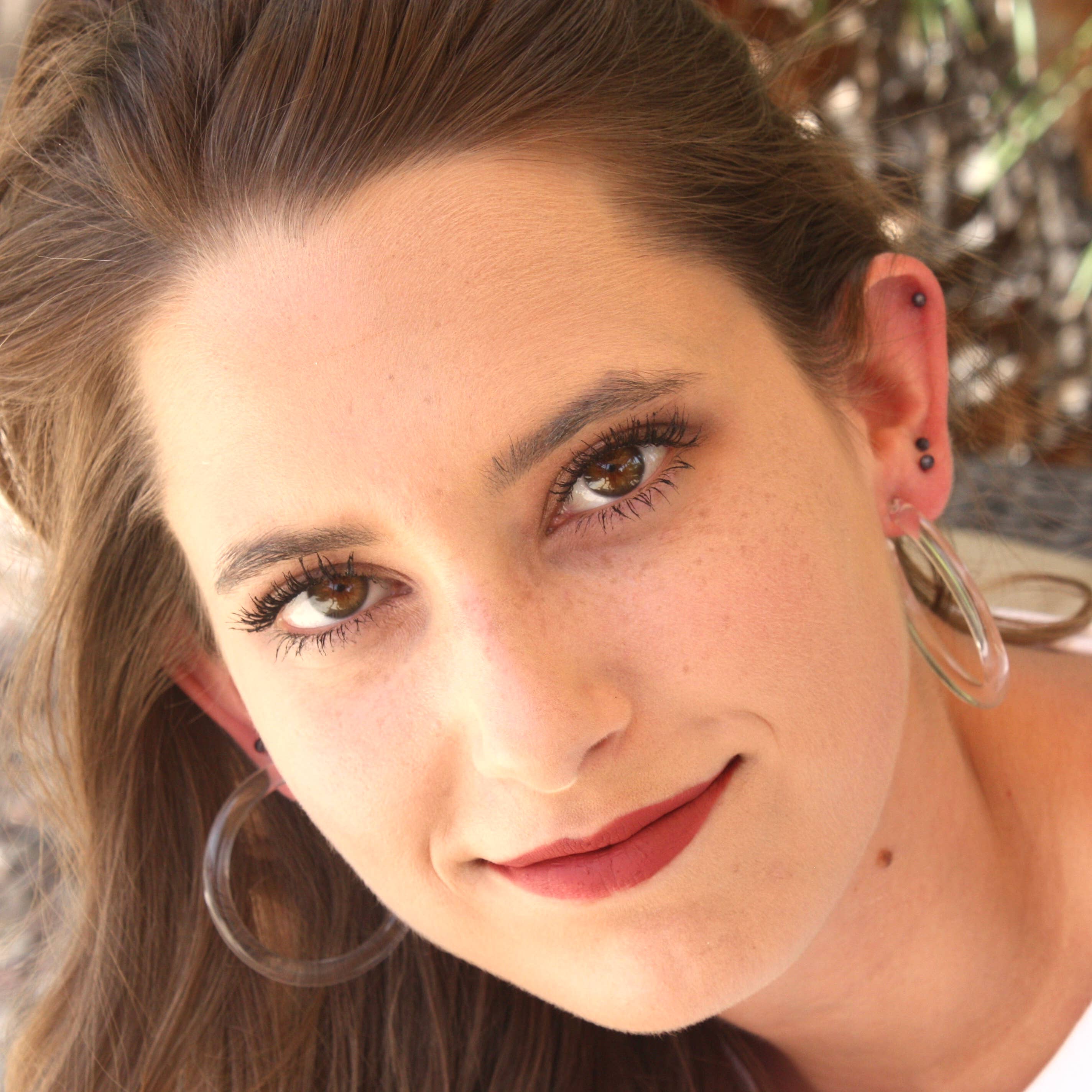 Leetie Lovendale - Wholesale Hoop Earrings - Yellow Lucite Extra Large Jelly Tube Hoop Earrings - 2 inch4