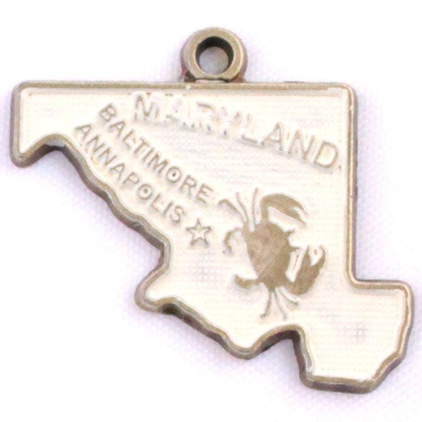 Gleeful Peacock - Wholesale Charm/Dangle Bracelet - Maryland State Charm Bracelet, Necklace, or Charm Only3