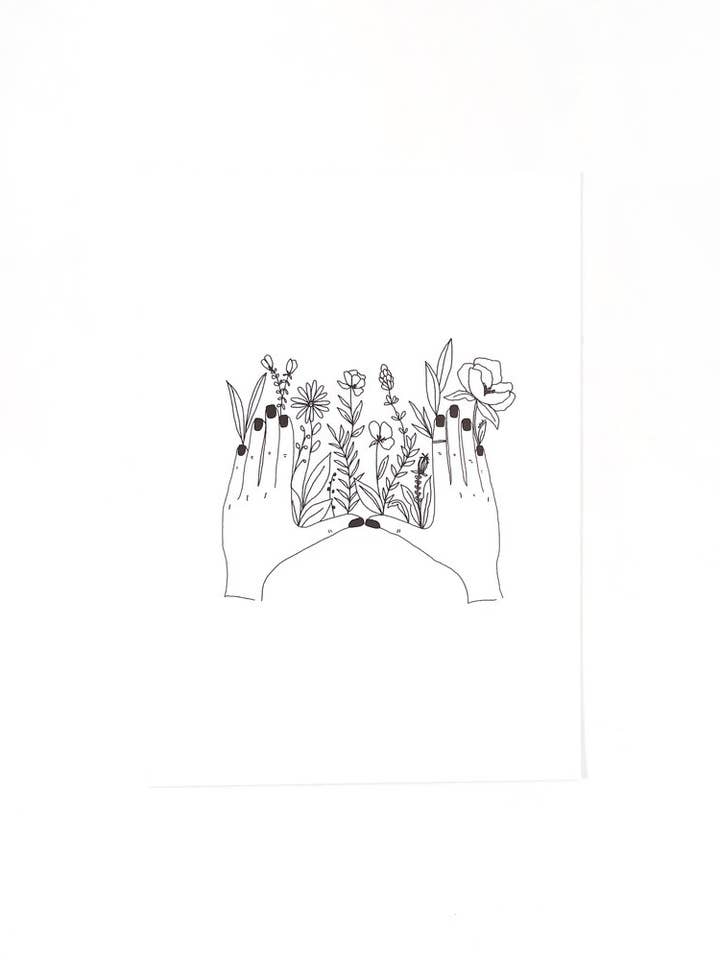 Praise Hands Print for wholesale by Alli K Design