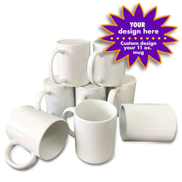 CUSTOM: Design your own 11 oz. mug! for wholesale by Liane Fried Studio