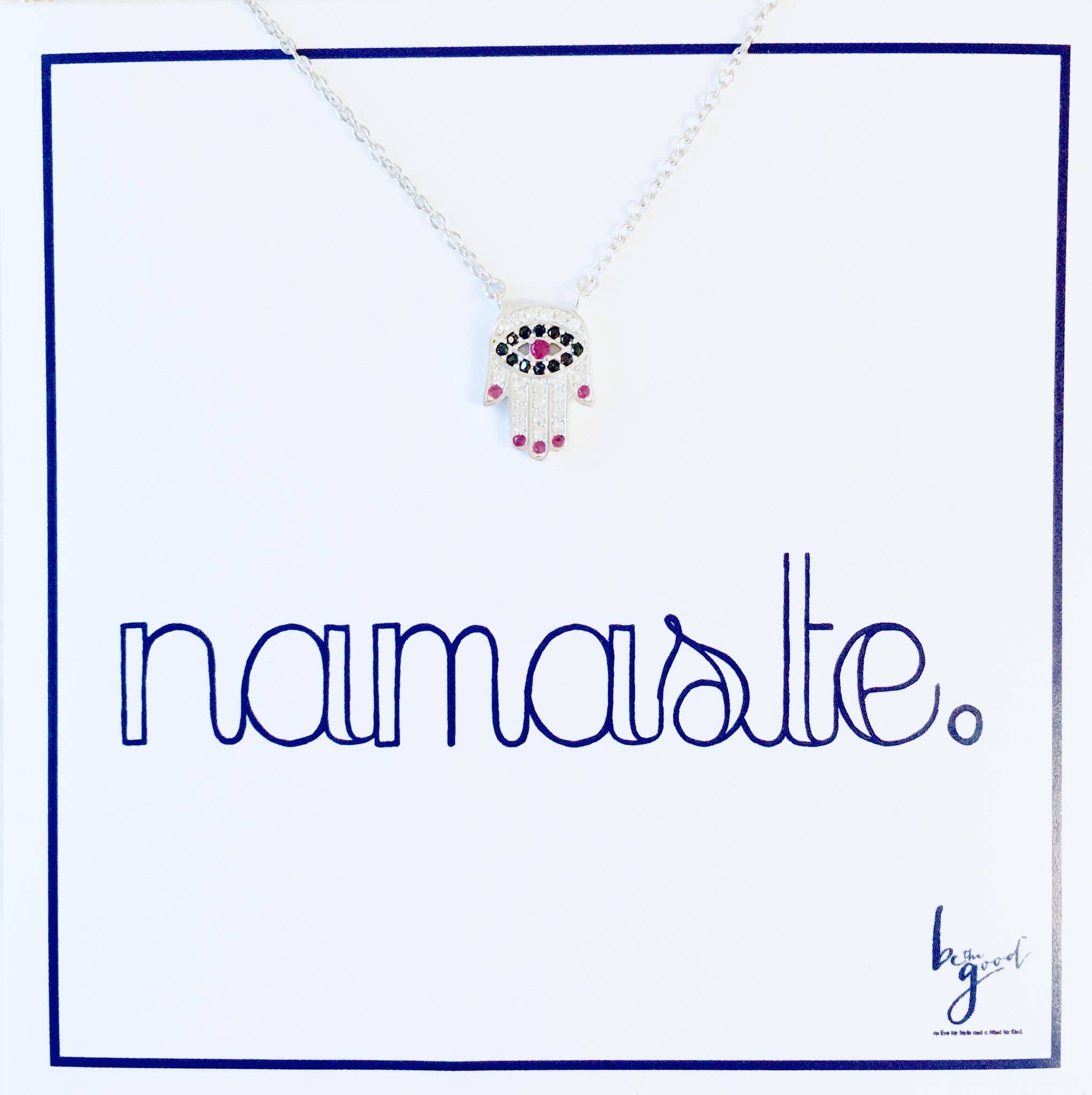 Be the Good - Wholesale Pendant/Charm Necklace - Hamsa Glam Hands Necklace2