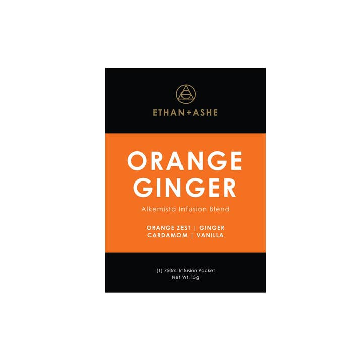 Ethan+Ashe - Wholesale Cocktail Mix/Syrup - Orange Ginger Infusion Blend (6-pack display)3