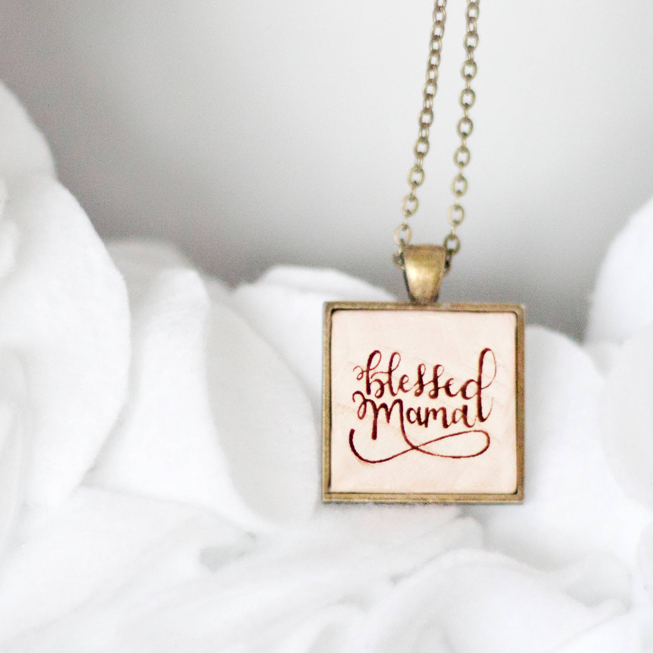 Little Allegory - Wholesale Pendant/Charm Necklace - Blessed Mama Necklace 2 designs2