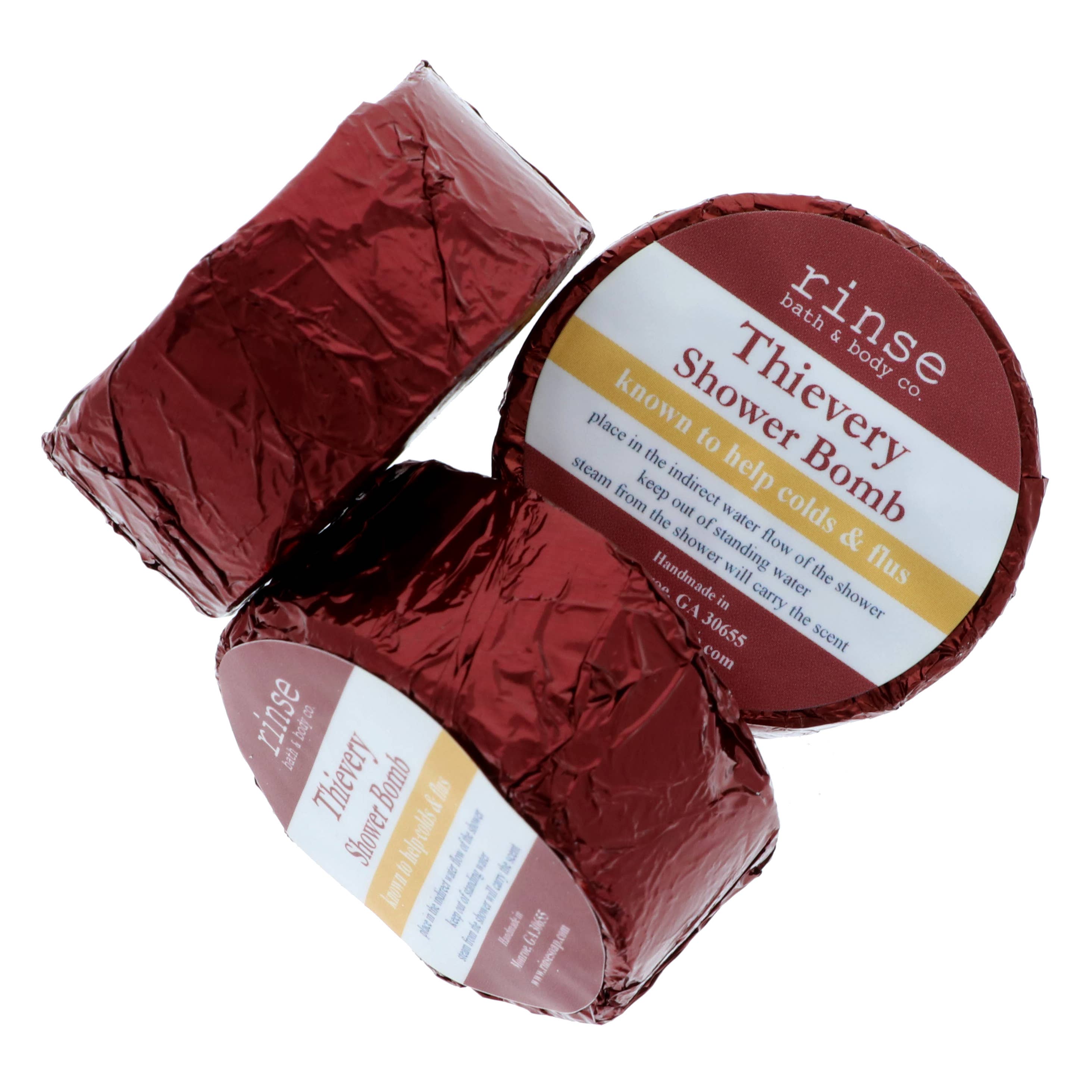 Rinse Bath Body Inc - Wholesale Shower Steamer/Bomb - Shower Bomb - Thievery | Shower Steamer1