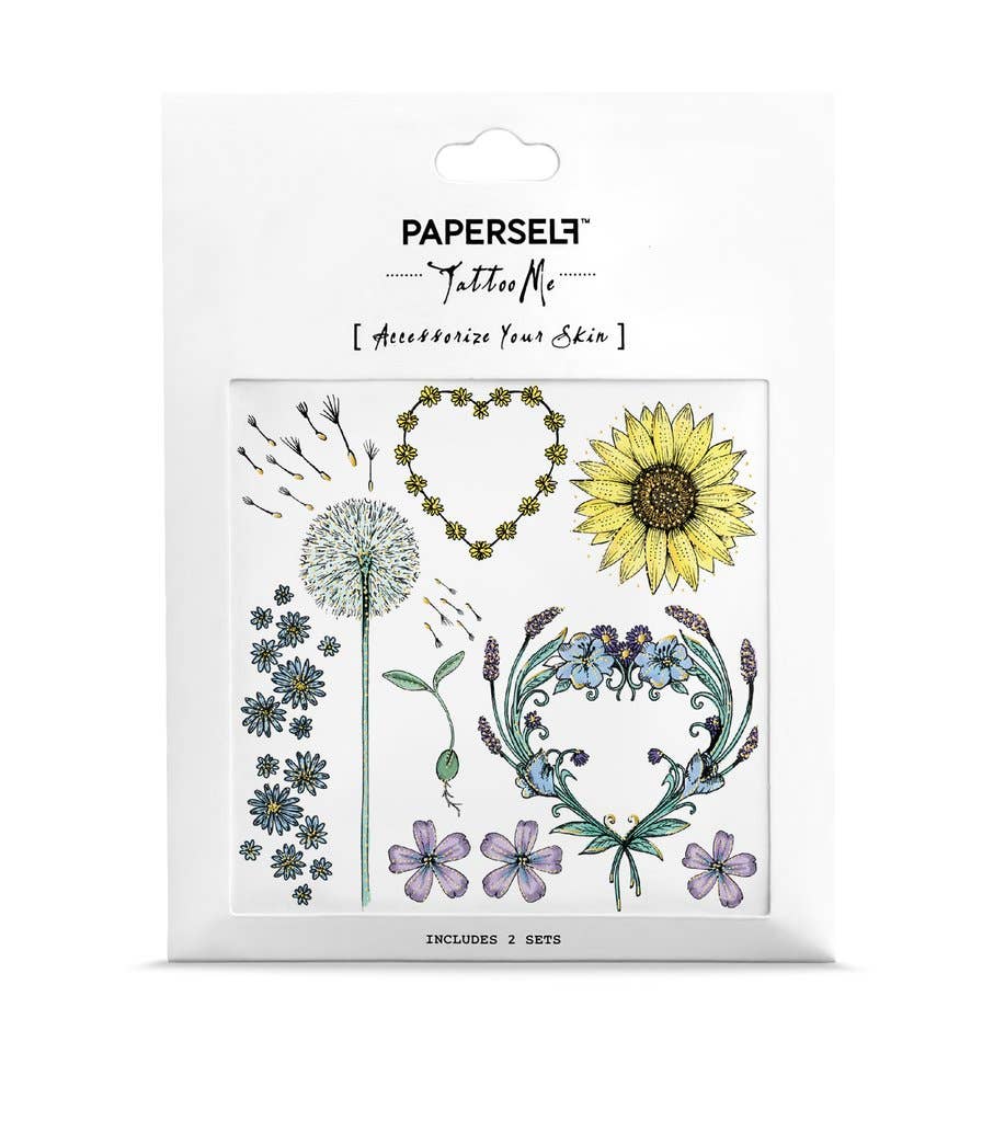 PAPERSELF – wholesale Temporary tattoo – Spring Temporary Tattoos Stickers1