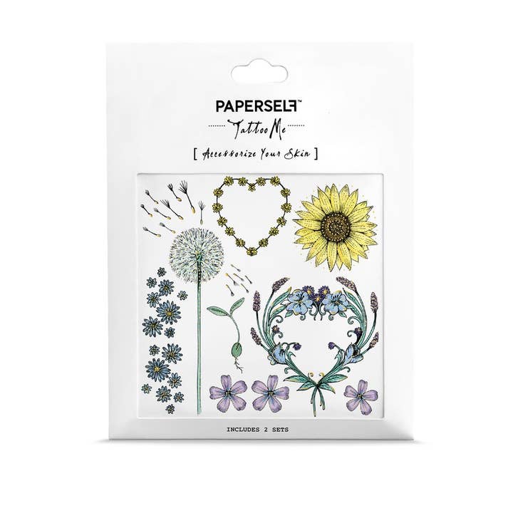 PAPERSELF - Wholesale Temporary Tattoo - Spring Temporary Tattoos Stickers1