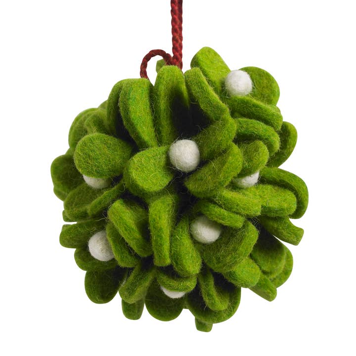 Mistletoe Ball Christmas Ornament, Kissing Ball, Classic for wholesale by Arcadia Home