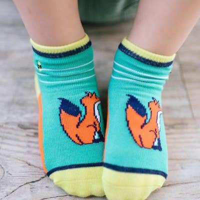 Toddler Socks, Colorful Shorty Set for wholesale by Woven Pear