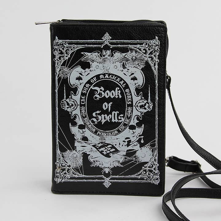 COMECO INC - Wholesale Crossbody bag – Women's - Glow in the Dark Book of Spells Clutch Bag2