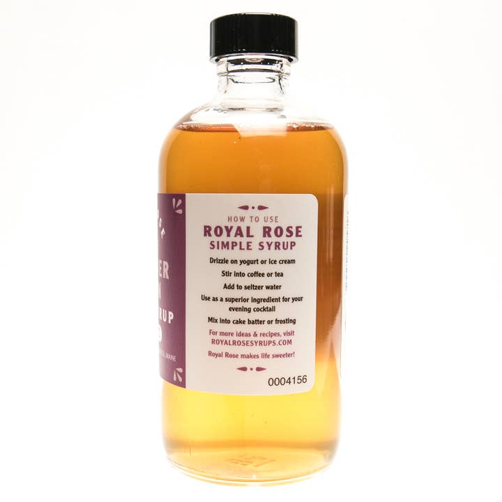 Royal Rose Syrups - Wholesale Cocktail mix/syrup - Lavender-Lemon Organic Simple Syrup 8oz1