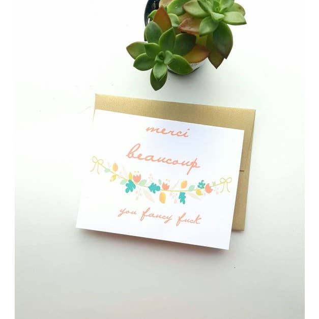 Merci Beaucoup for wholesale by Ally Elle Cards