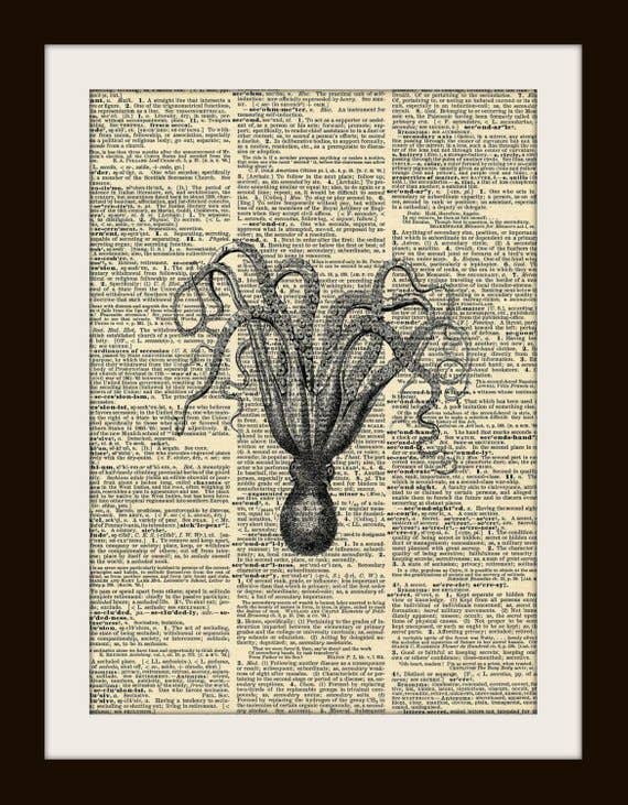 Unique Art Pendants - Wholesale Art Print - Cuttlefish Art Print0