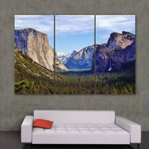 52'' x 30'' Yosemite National Park Canvas Wall Art for wholesale by HolyCowCanvas