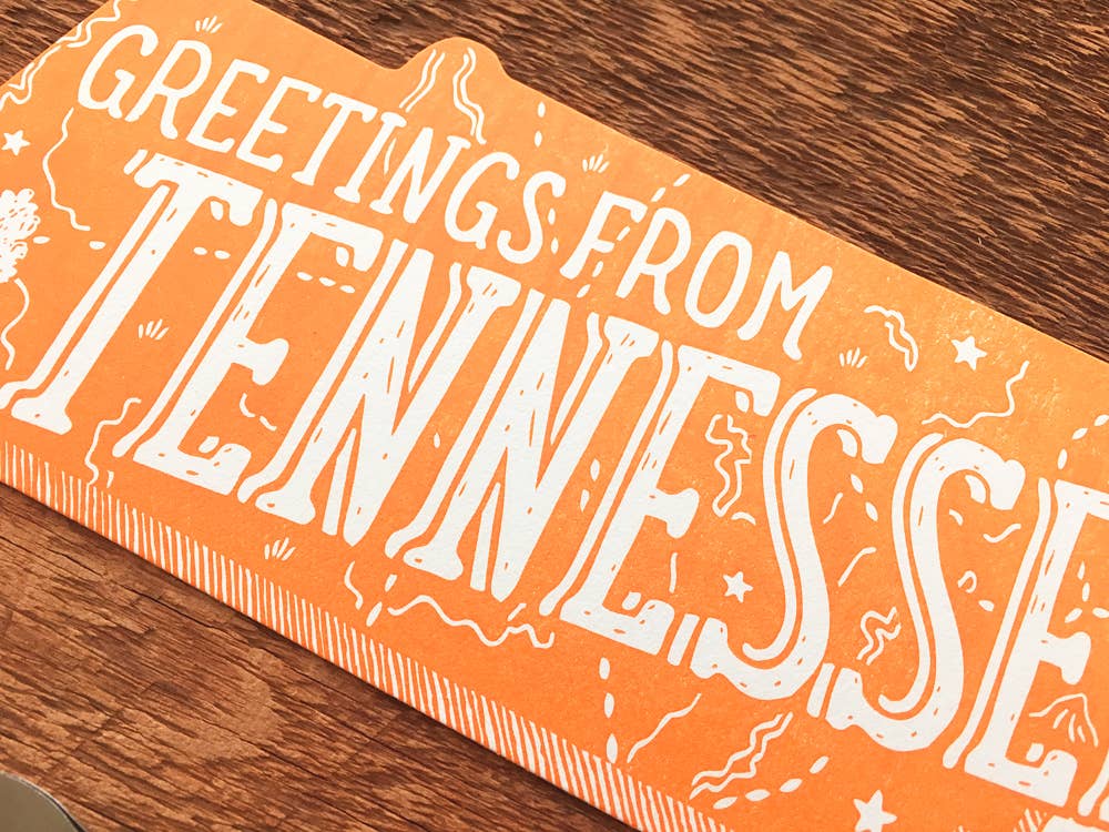 Noteworthy Paper & Press - Wholesale Postcard - Tennessee State Postcard5
