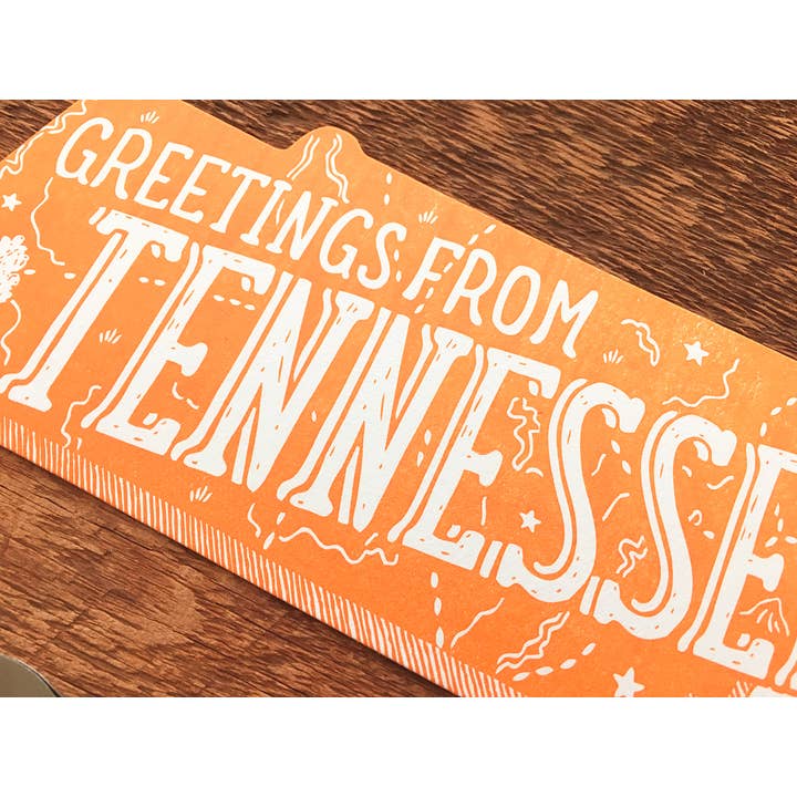 Noteworthy Paper & Press - Wholesale Postcard - Tennessee State Postcard5