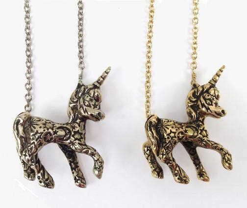 Anomaly Jewelry - Wholesale Pendant/Charm Necklace - Tattooed Unicorn Necklace8