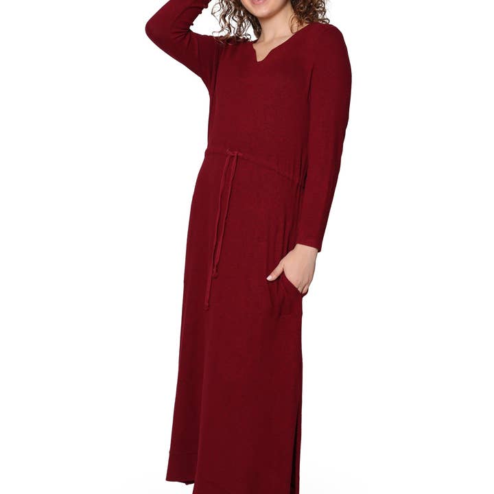 The Comfort Collection- The Maxi - Red / Plus Size for wholesale by La Cera