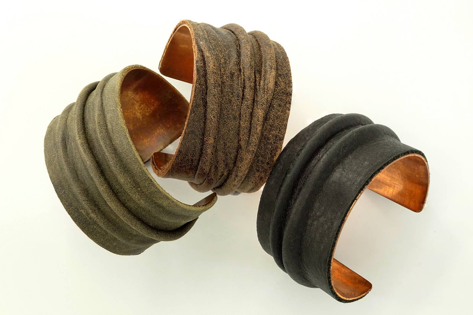 REMOVED BRAND - Wholesale Cuff Bracelet - Copper And Leather Cuffs0