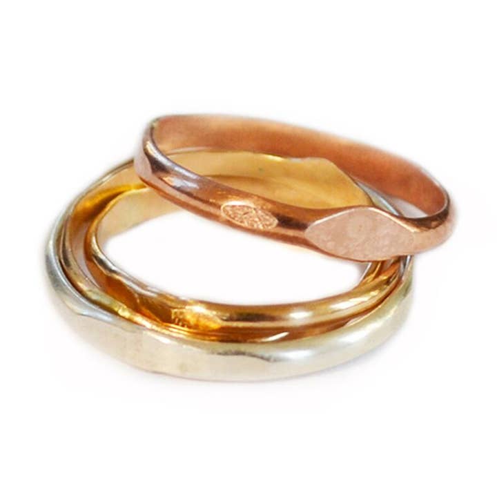 Wave Stacking Ring for wholesale by Glamrocks Jewelry