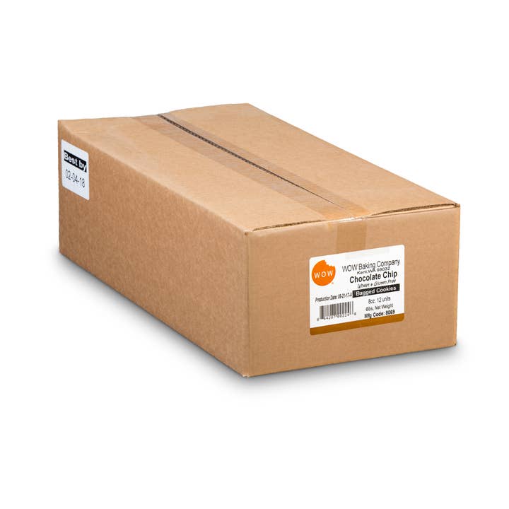 WOW Baking Company - Wholesale Cookie - Gluten-Free Chocolate Chip Cookie Resealable Bag6