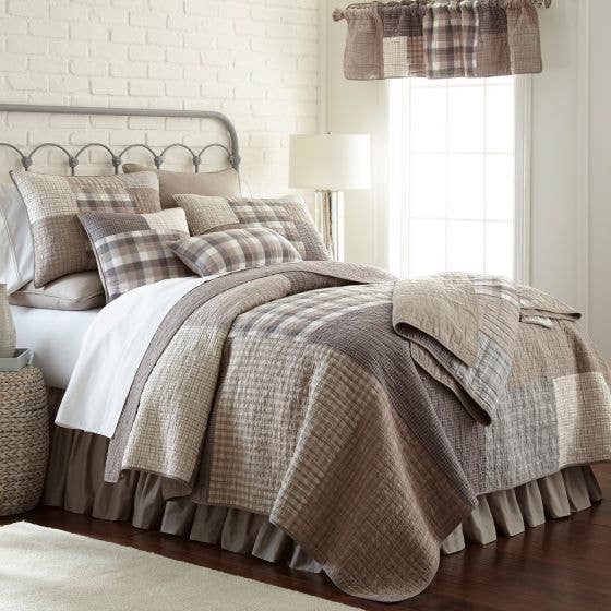 Donna Sharp Smoky Square Cotton Pieced Quilt Collection for wholesale by Donna Sharp