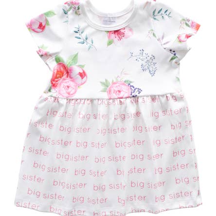 Baby/Kids Organic - Big Sister - Peony for wholesale by Jennifer Ann