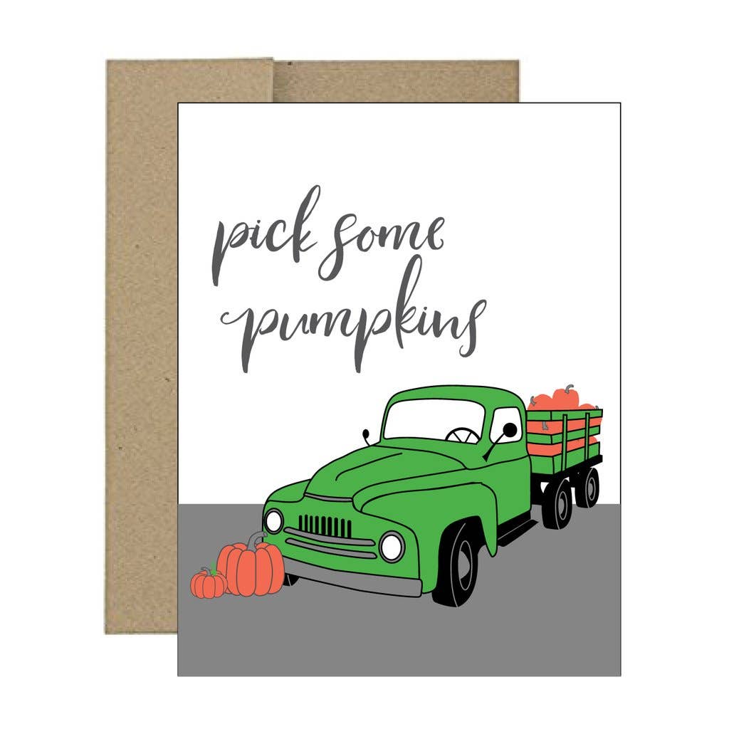 Tandem For Two - Vente Cartes de vœux saisonnières - Carte de vœux - Pick Ssome Citrouilles0