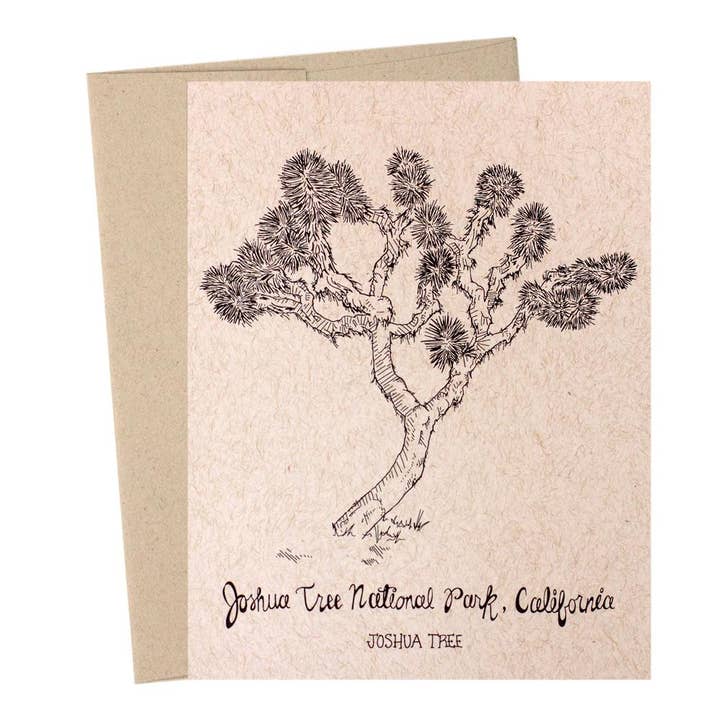 8 Pack - Joshua Tree Card for wholesale by Reyn Paper Co
