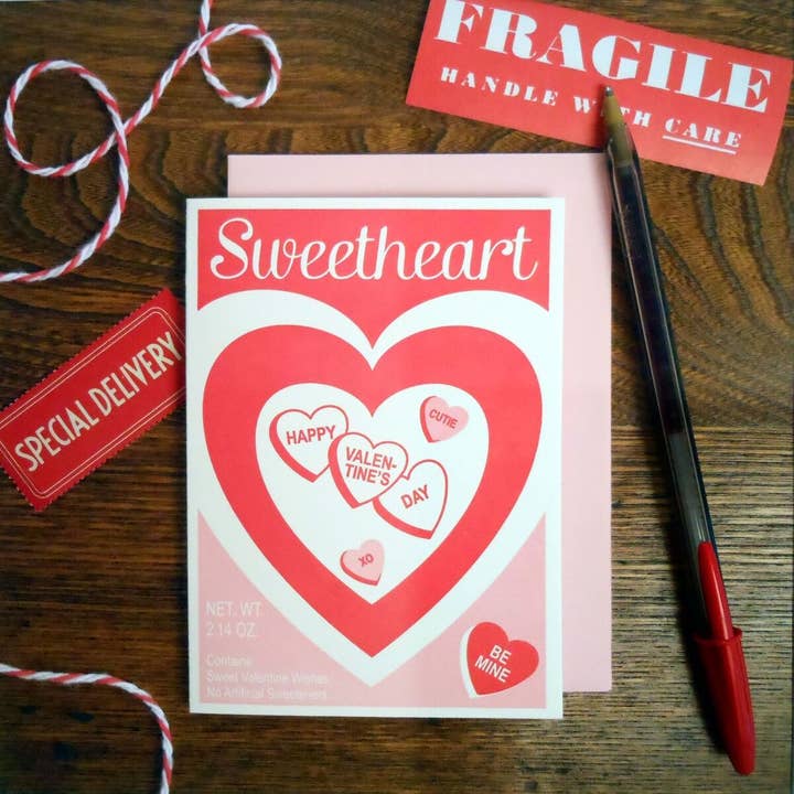 a. favorite design - Wholesale Valentine's Day Card - Sweetheart Candies Valentine