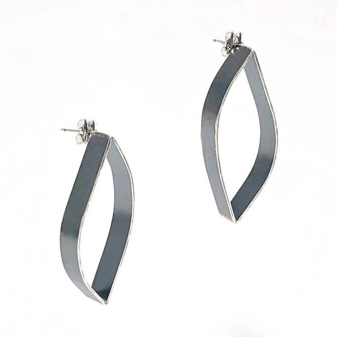 Silver Interior Volere Volare Wing Earrings for wholesale by Ginger Meek Allen