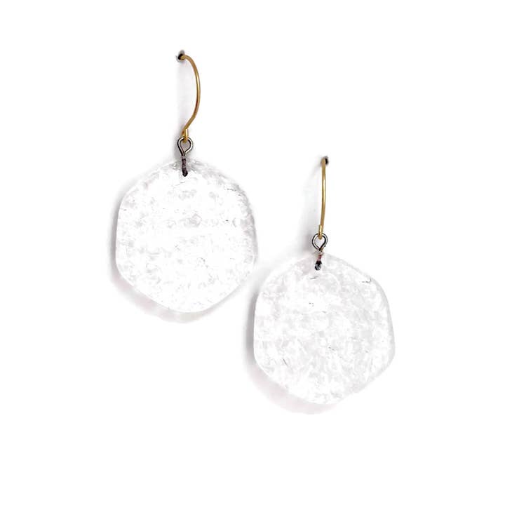 Leetie Lovendale - Vente Boucles d'oreilles pendantes - Boucles d'oreilles pendantes Lucite en verre teinté transparent1