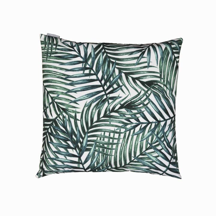 SALE Polyester Green Palm Leaves Outdoor Pillow for wholesale by Totalee Gift