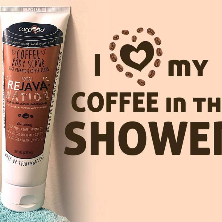 CocoRoo Natural Skin Care - Wholesale Body Scrub/Exfoliant - Total ReJAVAnation Coffee Scrub6