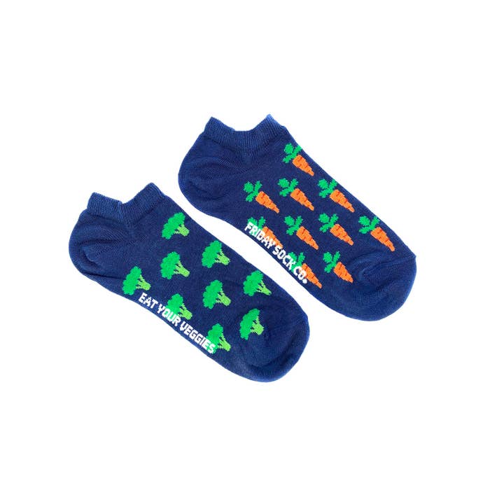 Friday Sock Co. - Wholesale Socks - Women's - Women’s Broccoli & Carrot Ankle Socks