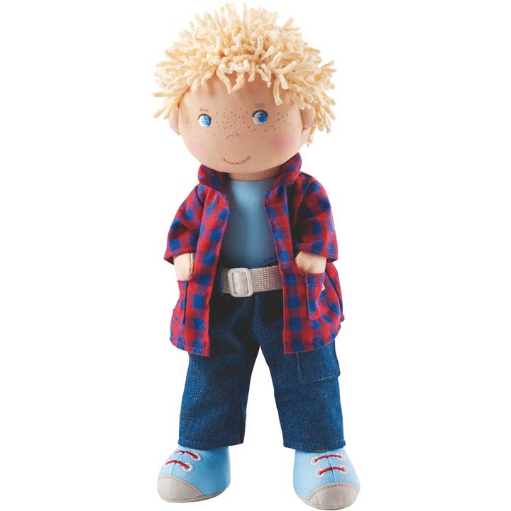 HABA USA - Wholesale Doll - Kids - Nick 12" Soft Doll – Plush First Doll for Kids