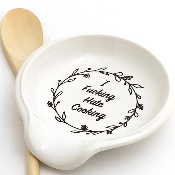 Lenny Mud - Venta al por mayor Reposacucharas - Cucharas maduras - I F'n Hate cooking