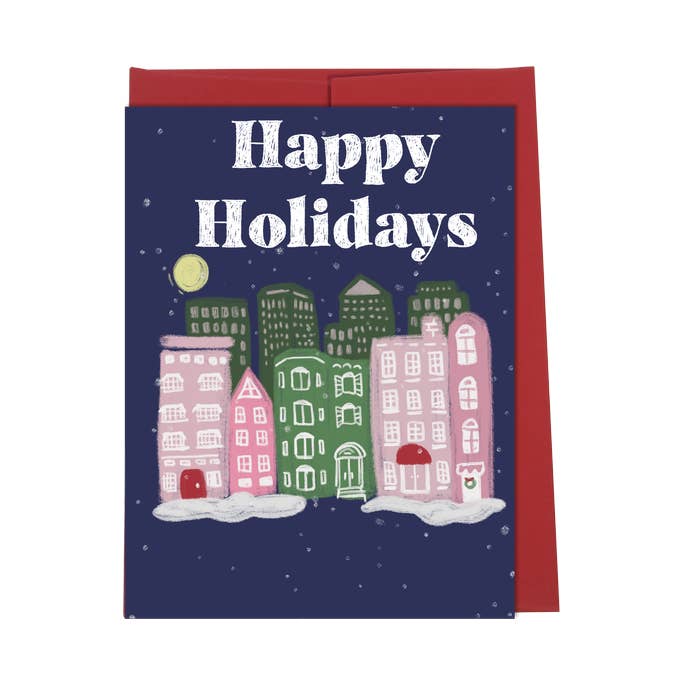 Joyeuses Fêtes de moi et de la ville pour la vente par New Moon Paper Goods