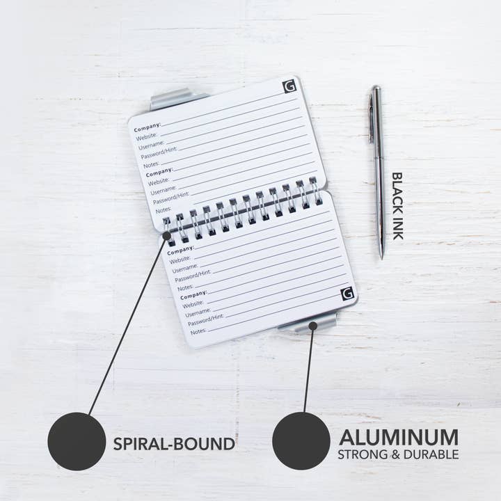 Wellspring - Wholesale Notepad - Password Book - Whimsical Blooms2