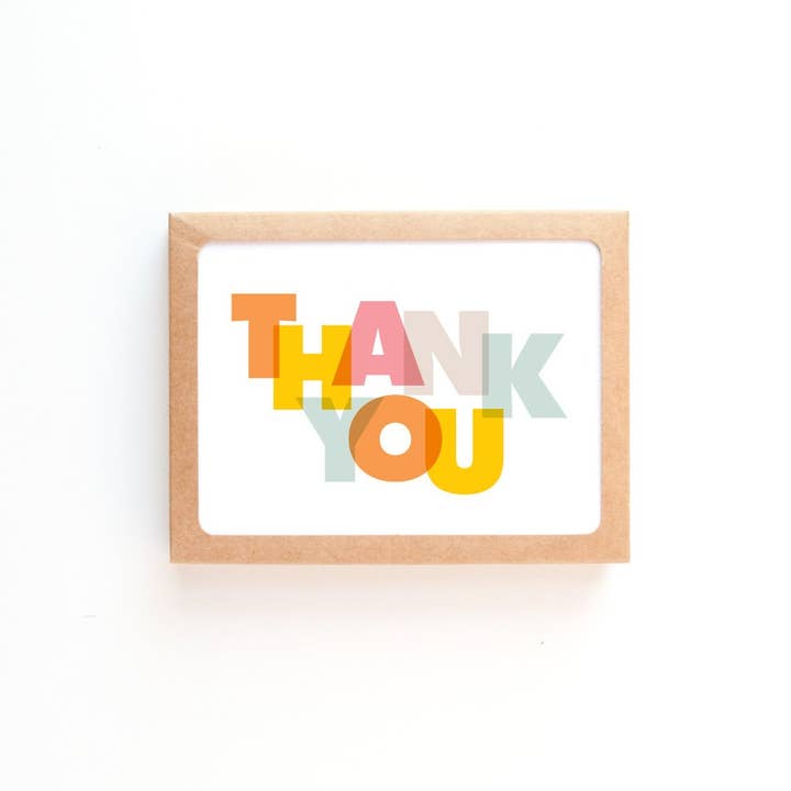 Graphic Anthology Greeting Cards – wholesale Thank you card – Modern Thank You greeting card2