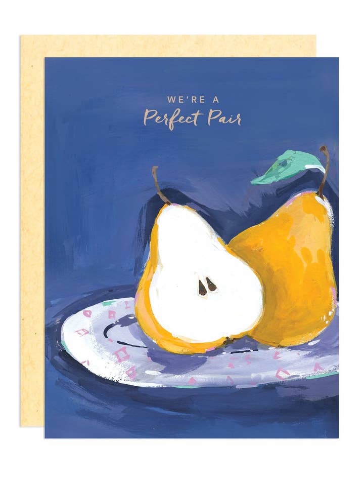Perfect Pair Greeting Card for wholesale by Darling Lemon