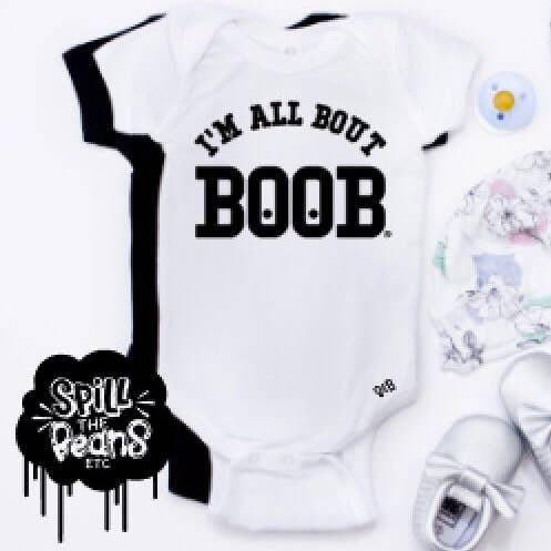 I'm All About Boob Kids Tee ou Body pour la vente par spillthebeansetc