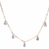 Less is More – Großhandel Armband mit Charms/Anhängern – Iolite Confetti Armband (Gold oder Silber)2