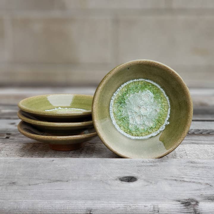 Dock 6 Pottery - Wholesale Jewelry Dish - Handmade Ring Dish - Wasabi Dipping Dish - MADE TO ORDER24