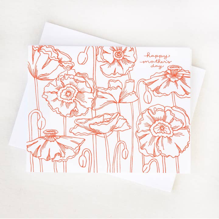 Papavers voor Moederdag voor wholesale door Everbloom Paper