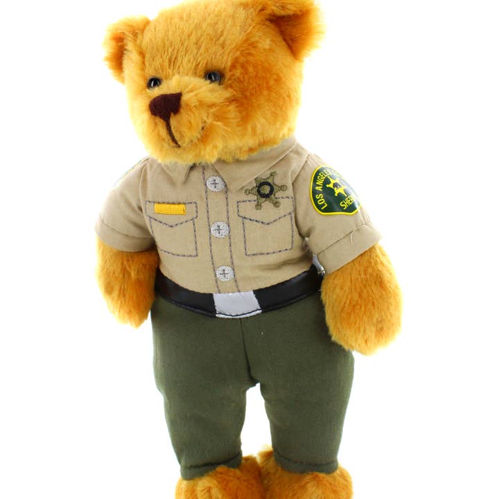 Plushland - Venta al por mayor Peluche - Niños y bebés - Los Angeles Sheriff Bear 15"1