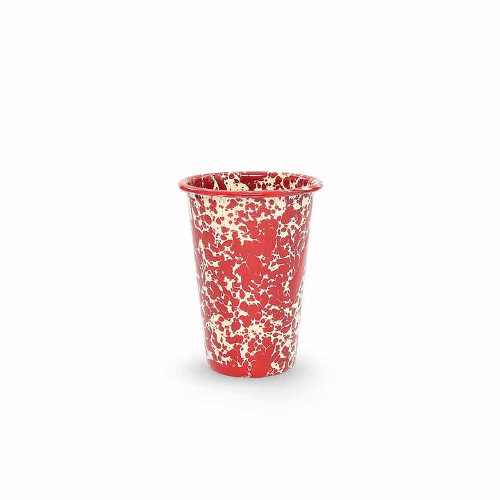 Crow Canyon Home - Wholesale Drinking Glass/Cup - Splatter Enamelware 14 oz Tumbler